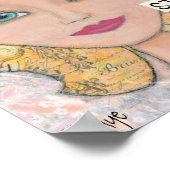 Sie glaubt an sich selbst - Inspiration Art Poster (Ecke)