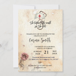 Sie glaubt, dass sie Abschluss ernähren könnte Einladung