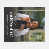 Sie glaubte an den Abschluss des Nurse-Fotos Fleecedecke (Vorderseite (Horizontal))