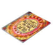 Sie glaubte an die Ermutigung Hübschen modernen Sp Notizblock (Linke Seite)