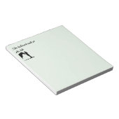 "Sie glaubte an Inspiration Zitat Pferd Notizblock (angewinkelt)