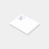 "Sie glaubte daran und so Zitat Schmetterling Post-it Klebezettel (angewinkelt)