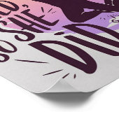 Sie glaubte, dass sie das tun könne poster (Ecke)