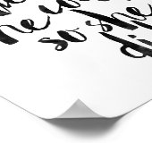 Sie glaubte, dass sie das tun könne poster (Ecke)