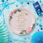 Sie glaubte, dass sie es schaffen könnte, also tat pappteller (Party)