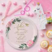 Sie glaubte, dass sie es schaffen könnte, also tat pappteller (Party)