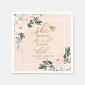 Sie glaubte, dass sie es schaffen könnte, also tat serviette (Vorderseite)