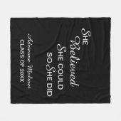 Sie glaubte, dass sie es schaffen könnte, einen sc fleecedecke (Vorderseite (Horizontal))