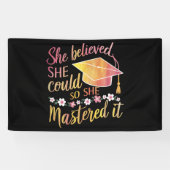 Sie glaubte, dass sie es schaffen könnte, es zu me banner (Horizontal)