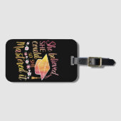 Sie glaubte, dass sie es schaffen könnte, es zu me gepäckanhänger (Vorderseite (Horizontal))