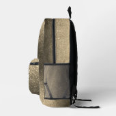 Sie glaubte, dass sie falschen Goldglitter funkeln Bedruckter Rucksack (Rechts)