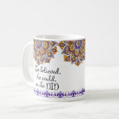 Sie glaubte, dass sie könnte, also sie, kaffeetasse (Vorderseite Links)