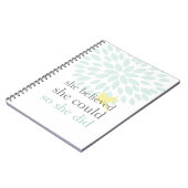 Sie glaubte, dass sie könnte, ALSO sie Notizbuch Notizblock (Linke Seite)