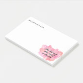 Sie glaubte, dass sie könnte, also sie - post-it klebezettel (angewinkelt)