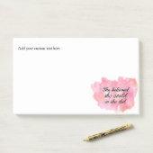 Sie glaubte, dass sie könnte, also sie - post-it klebezettel (Auf Schreibtisch)