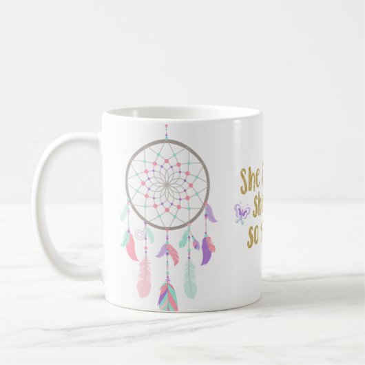 Sie glaubte, dass sie könnte, also sie, Tasse tat (Links)