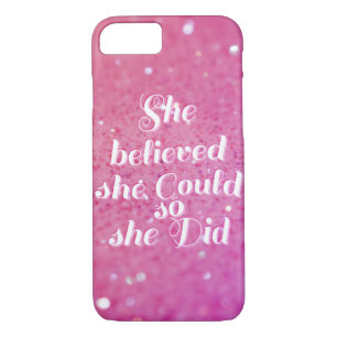 Sie glaubte, dass sie könnte, also sie tat Case-Mate iPhone hülle