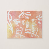 Sie glaubte, dass sie könnte, also sie tat puzzle (Horizontal)