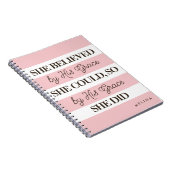 Sie glaubte, dass sie Personalisiert in seiner Gna Notizblock (Rechte Seite)