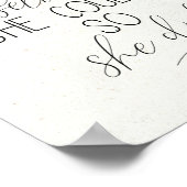 Sie glaubte, dass sie so inspirierend sein könnte poster (Ecke)