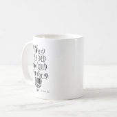 SIE GLAUBTE ES GEHT, ALSO TAT SIE ES Modern Custom Kaffeetasse (Vorderseite Links)