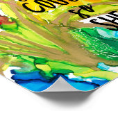 Sie glaubte Lovitude Wall Art Print Poster (Ecke)