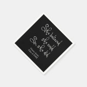 Sie glaubte, sie könne Abschluss machen Serviette (Ecke)