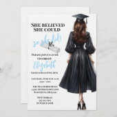 Sie glaubte, sie könne also Abschluss machen Einladung (Vorne/Hinten)