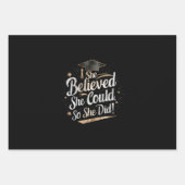 Sie glaubte, sie könne also Abschluss machen Geschenkpapier Set (Vorderseite)