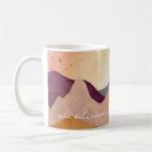 Sie glaubte, sie könne also Boho Mountains Kaffeetasse (Links)