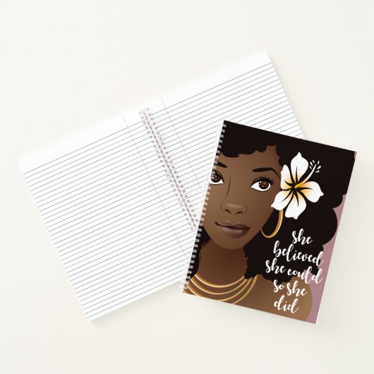 Sie glaubte, sie könne also ein Notebook machen Notizblock (Innenseite)