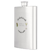 Sie glaubte, sie könne also einen Martini haben Flachmann (Links)