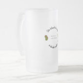 Sie glaubte, sie könne also einen Martini haben Mattglas Bierglas (Vorderseite Links)