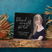 Sie glaubte, sie könne also Foto Abschluss machen Fotoplatte (Seite)