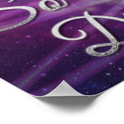 Sie glaubte, sie könne also Universe Poster machen (Ecke)