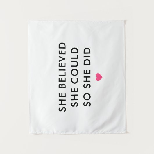 Sie glaubte, sie könne also Wandteppiche machen (Vorderseite)