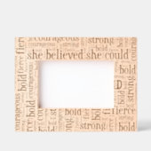 Sie glaubte, sie könne den modernen Inspirierend A Geätzte Rahmen (Vorderseite)