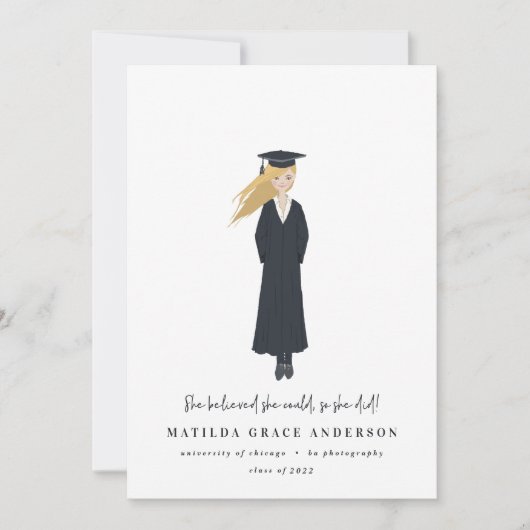 Sie glaubte, sie könne es, also machte sie ihre Ab (Vorderseite)