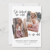 Sie glaubte, sie könne es, also machte sie ihre Ab (Vorderseite)