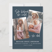 Sie glaubte, sie könne es, also tat sie Abschluss  (Vorderseite)