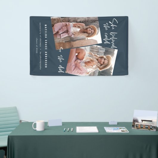 Sie glaubte, sie könne es, also tat sie Abschluss Banner (Messeveranstaltung)