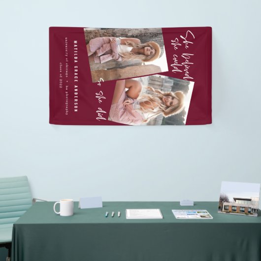 Sie glaubte, sie könne es, also tat sie Abschluss Banner (Messeveranstaltung)