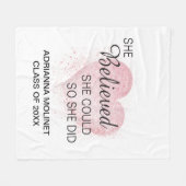 Sie glaubte, sie könne es, also tat sie Abschluss Fleecedecke (Vorderseite (Horizontal))