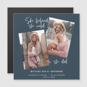 Sie glaubte, sie könne es, also tat sie Abschluss Magnetkarte (Vorne/Hinten)