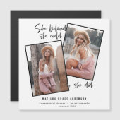 Sie glaubte, sie könne es, also tat sie Abschluss Magnetkarte (Vorne/Hinten)