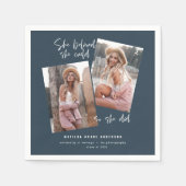 Sie glaubte, sie könne es, also tat sie Abschluss Serviette (Vorderseite)