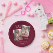 Sie glaubte, sie könne es schaffen, also machte si pappteller (Party)