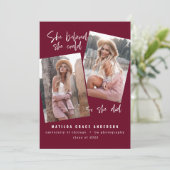 Sie glaubte, sie könne es schaffen, also weinte si (Stehend Vorderseite)