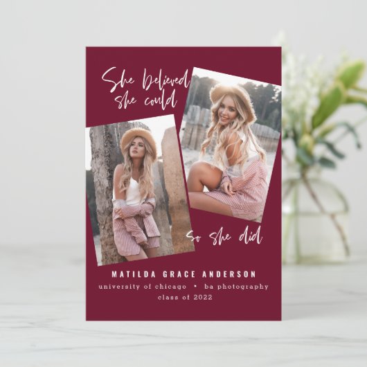 Sie glaubte, sie könne es schaffen, also weinte si (Stehend Vorderseite)