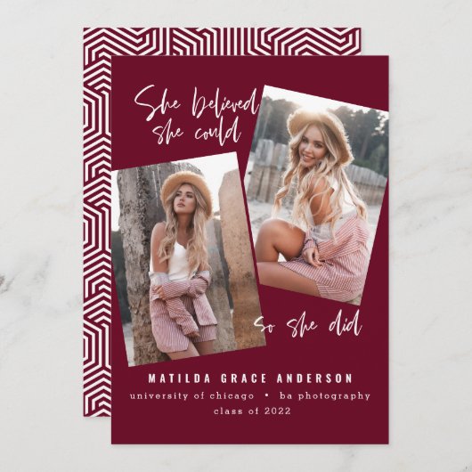 Sie glaubte, sie könne es schaffen, also weinte si (Vorne/Hinten)